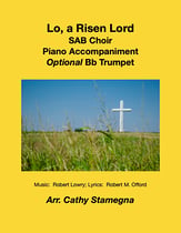 Lo, a Risen Lord (SAB, Piano Accompaniment, Optional Bb Trumpet) SAB choral sheet music cover